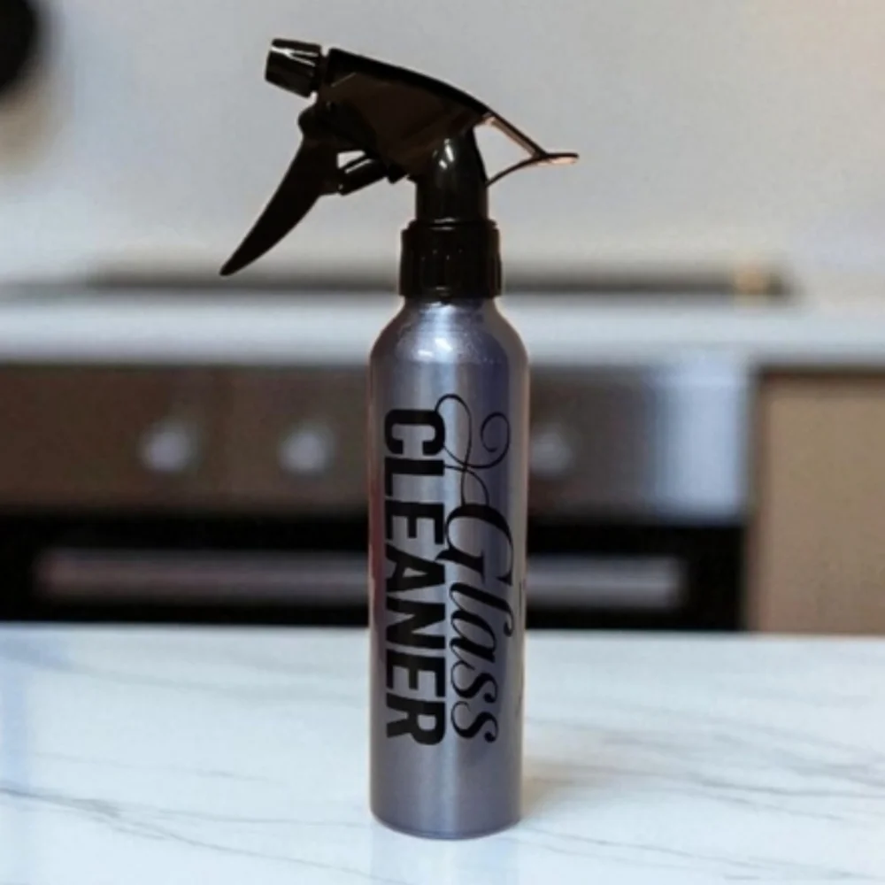 Aluminum Metallic Blue‎ Customizable Personalized Spray Bottle Cleaning 10oz